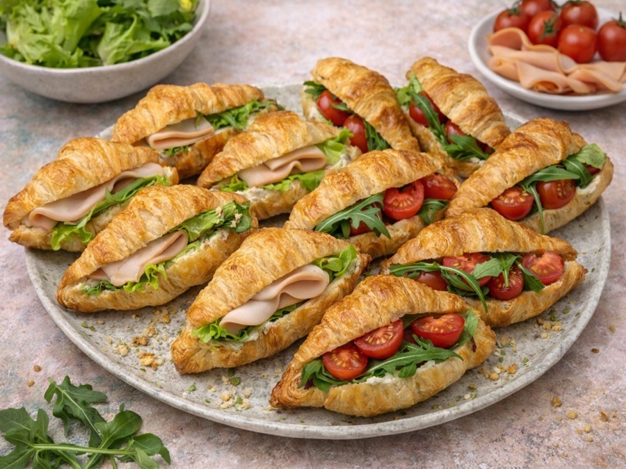 Мини кроасани с масло – солени